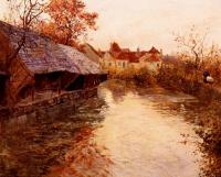 Thaulow, Frits - A Morning River Scene